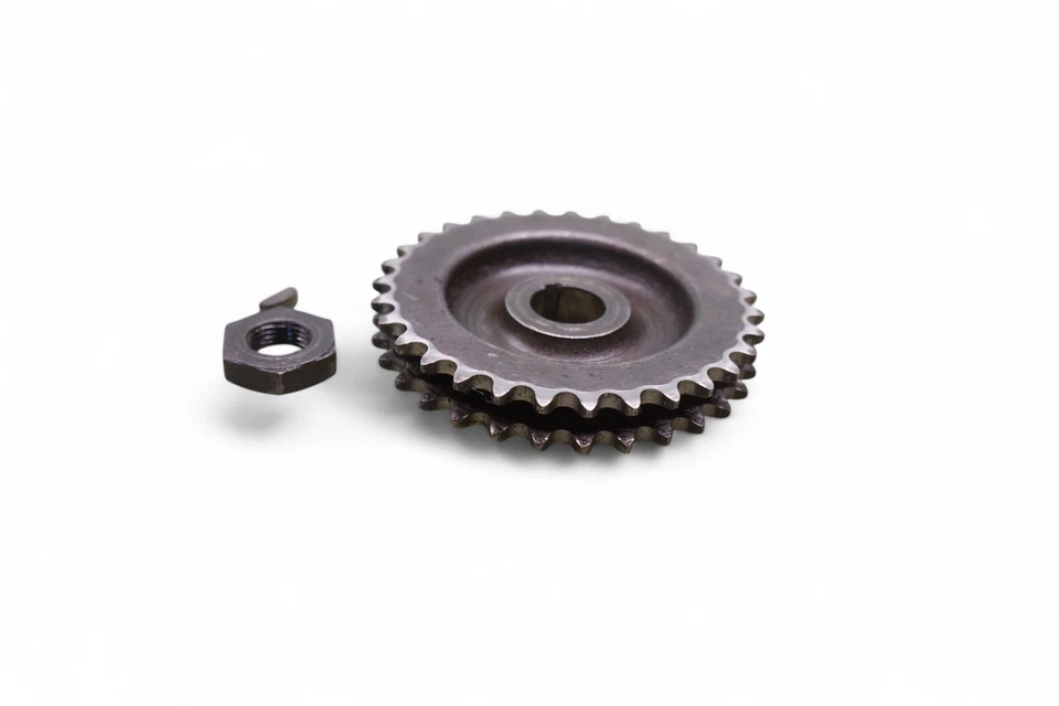 1942 Harley Solo WL WLA 45 Knucklehead Flathead G *2598A Primary Sprocket  - Imagem 2 de 4