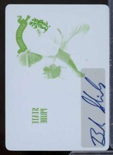 Braden Shipley 2013 Leaf Metal Draft State Pride Printing Plates Yellow #BS1 