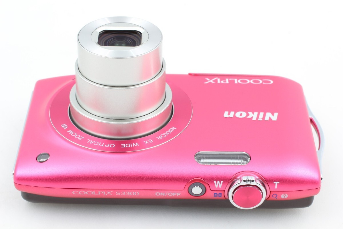 MINT] Nikon COOLPIX S3300 Strawberry Pink 16.0MP Camera From