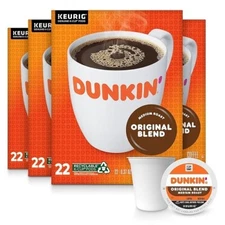 Dunkin' Original Blend Coffee K-Cup Pods, Medium Roast, 88 ct.