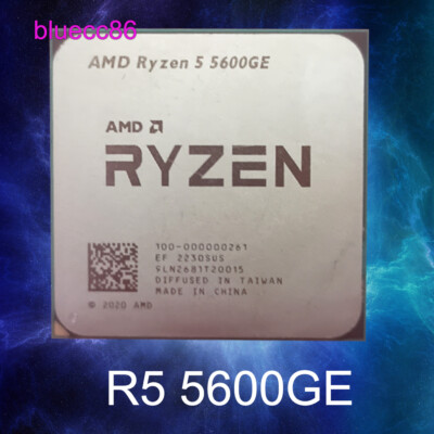 AMD RYZEN 5 5600GE AM4 CPU Processor 6-Core/12-Thread 3.4 GHz
