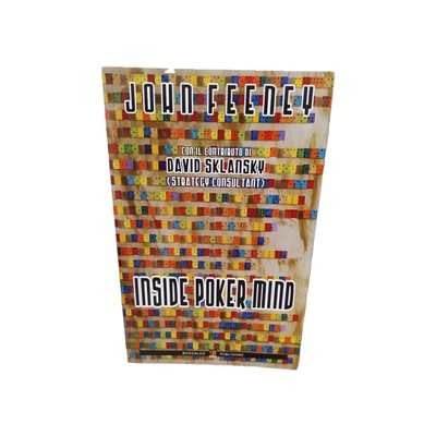 Inside Poker Mind John Feeney Sklansky Strategie First Ed Boogaloo Buch Italien