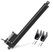 12 Inch High Speed 14mm/s Linear Actuator Motor 1000N DC12V w/ Mounting Brackets