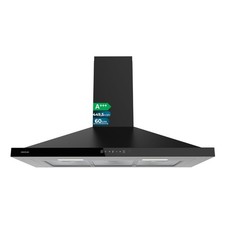 Cecotec Cappa Aspirante Piramidale 90 cm Bolero Flux PT 904400 Black A Vetro
