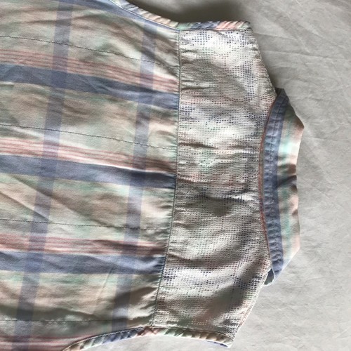 Age10-11 Girl Sleeveless Cotton Shirt Blue Pink DebenhamMantaray Summer Holiday - Picture 7 of 16