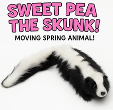 SWEET PEA THE SPRING SKUNK Magic Trick Clown Animal Funny Comedy Toy Puppet Toy