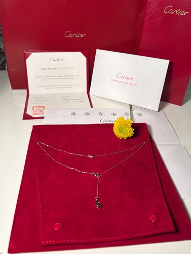 Cartier D'Amour Pendant Necklace 18K Rose Gold with 0.09 Diamond Small 16” in - Picture 11 of 12