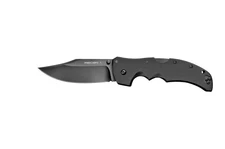 Cold Steel Recon 1, Folding Knife, S35VN with DLC Coating, Plain Edge, Clip Poin
