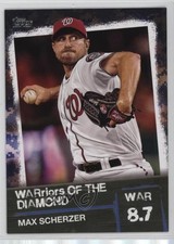 2020 Topps Warriors of the Diamond Blue Max Scherzer #WOD-27 0sp3