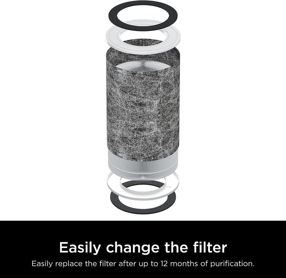 Purificador de aire Shark UA205 Nanoseal HEPA MAX con sentido limpio - BLANCO Foto 3 de 4