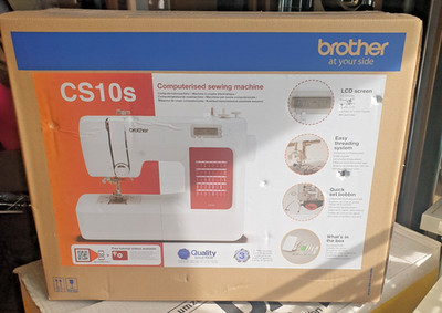 BROTHER Computergesteuerte Nähmaschine LC-Display-Unterfaden Schnellautomatik