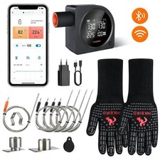 INKBIRD Automatic Smoker Fan Controller 028BW Oven BBQ Gloves Grill Lid Detector