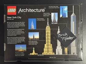 LEGO ARCHITECTURE: New York City (21028) Brand New Sealed!