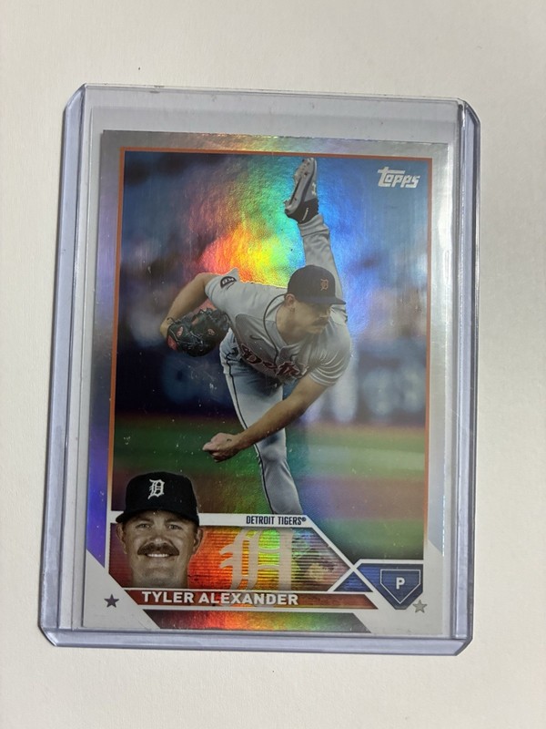 2023 Topps Update Tyler Alexander Rainbow Foil #US285 Detroit Tigers