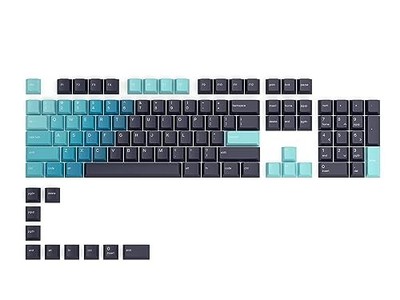 [New] Glorious GPBT Celestial Ice Keycaps - Premium Cherry-Profile 114 Keys Set