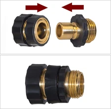 8 Set Garden Hose Quick Connect 3/4 Inch Male Female Hose Fitting Quick Connecto
