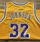 Magic Johnson Los Angeles Lakers Signed Basketball Jersey BUY IT NOW $150 !!!