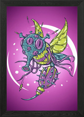 Die Killerwespe Gerahmtes Wandbild Poster Leinwanddruck Bild