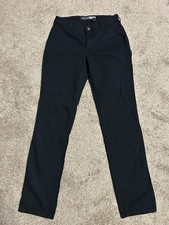 Image of Carhartt Rugged Flex Relaxed Fit Canvas Work Pants Women’s Size 6 Tall Black
