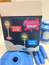 Bubble Lamp Youth Blue Light-Up Bubble Machine Toy Age 4-7 KY788-1