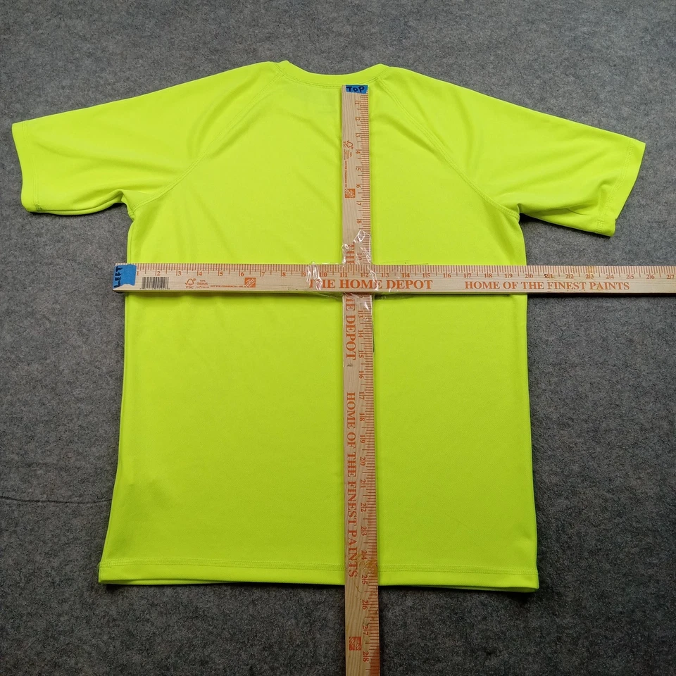 Nike Shirt Mens Small Dri-FIT Neon Yellow Volt Short Sleeve Athletic Tech - Image 4 of 4