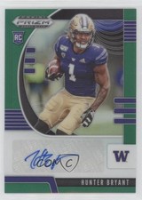 2020 Panini Prizm Draft Picks Rookies Green Hunter Bryant #285 Auto 11pj