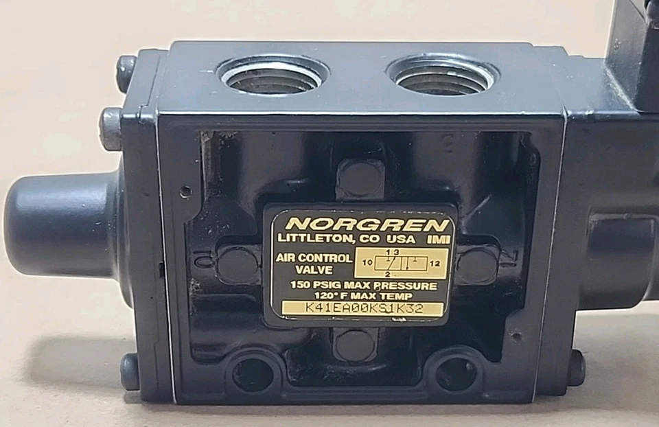 *NEW SURPLUS* Norgren K41EA00KS1K32 Air Control Valve 150Psi 110/120V + Warranty - Image 3 of 4