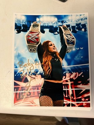 WWE Signed RP - Becky Lynch 8x10 Promo Photo