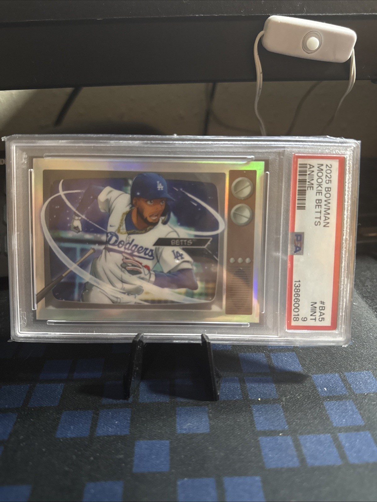 2025 Bowman Mookie Betts Anime PSA9