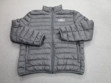 Weatherproof 32 Degrees Jacket Mens Medium Gray Down Puffer Panavision Logo