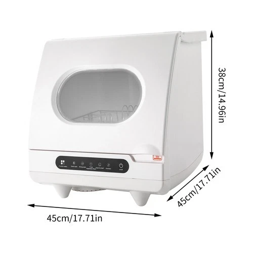 White Mini Dishwasher Countertop Dishwasher Portable Dishwasher - Image 4 of 4