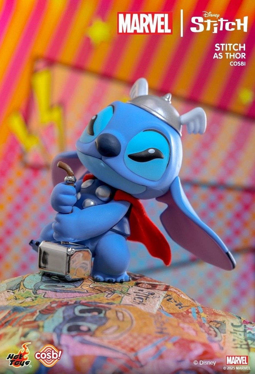日本未発売 Marvel Stitch Cosbi Collection ソー cosbi Stitch x Marvel Blind Box Series - Preorder