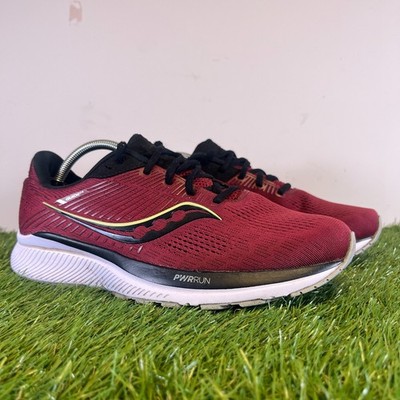 Saucony Turnschuhe Größe 8,5 Herren rot Guide 14 Fitnessstudio sportlich bequem Laufschuhe