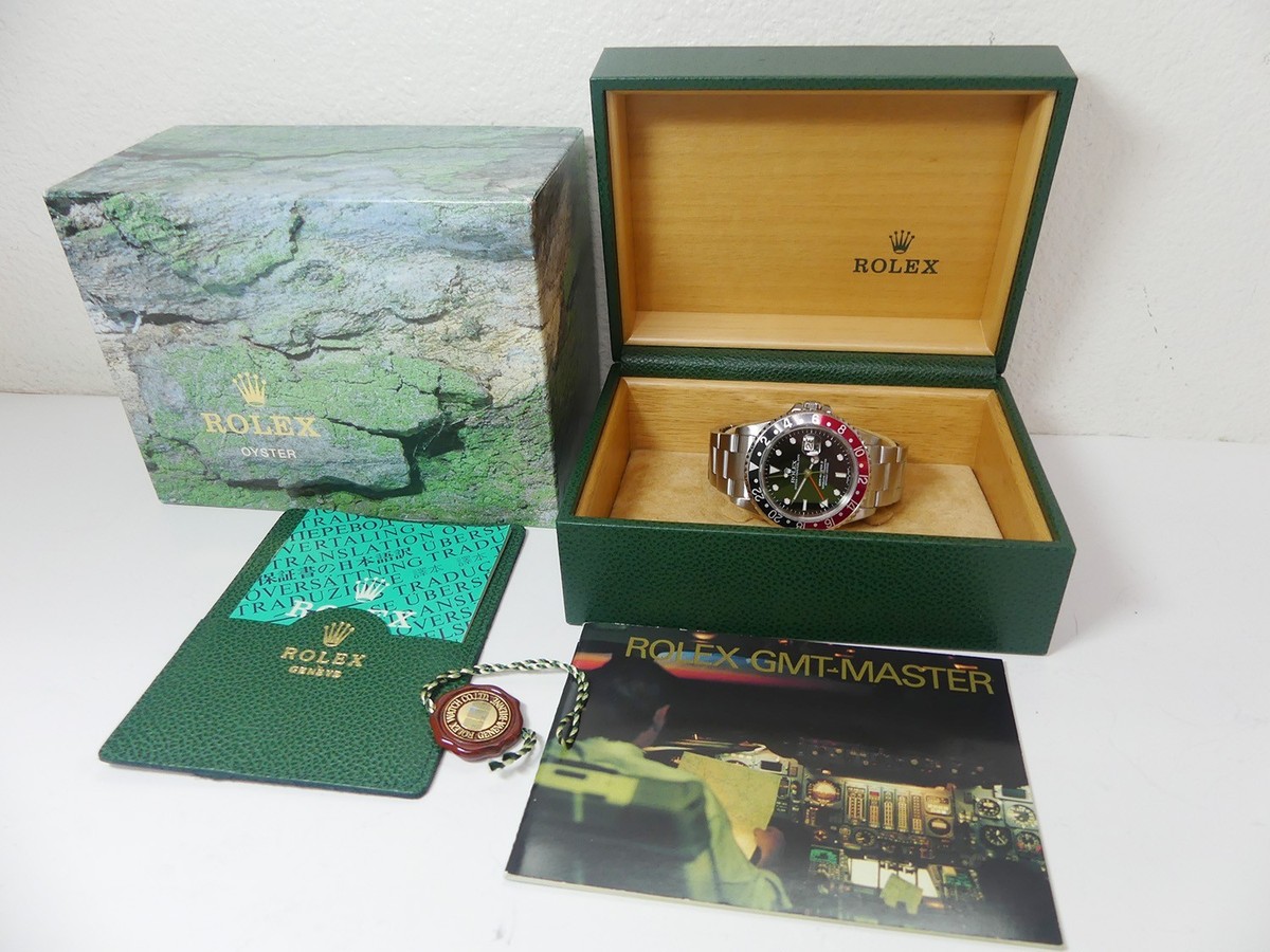 ロレックス GMTマスター Ⅱ 16710 ボックス シール付 付属品 小冊子
