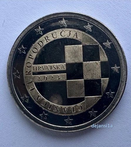 CROATIA IN EUROZONE: €2 COMMEMORATIVE 2023 - New UNC - AVAILABLE!!!