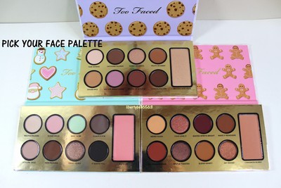 TOO FACED Christmas Bake Shoppe EYE & FACE Makeup Palette (YOU CHOOSE) NEW Unbox