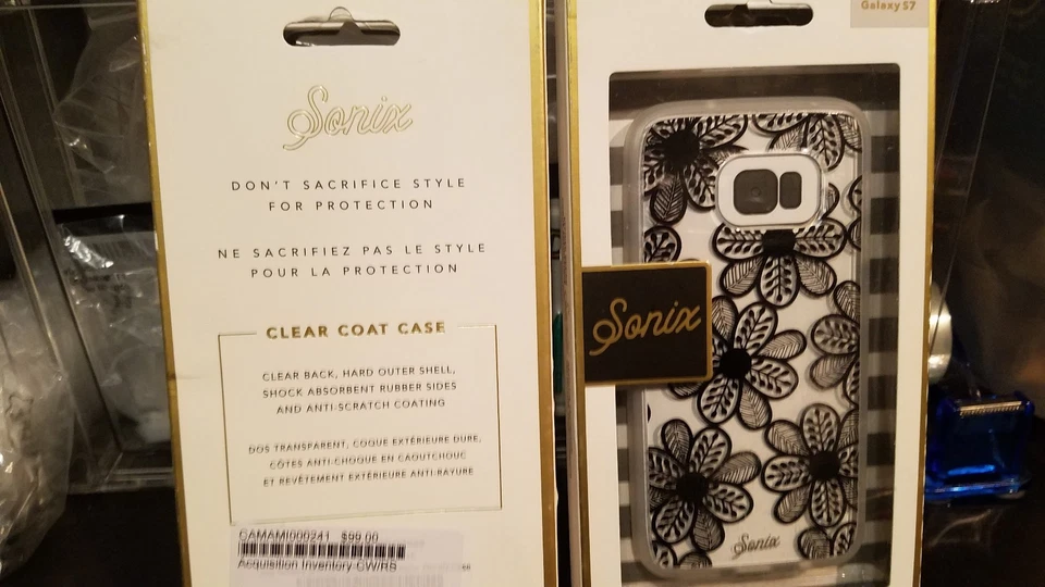 Nueva Funda Rígida Transparente Sonix para Samsung Galaxy S7 Lolita Boho Floral Foto 2 de 2