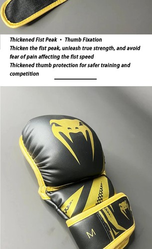 Boxing Gloves, Half Finger Gloves, Sanda Fighting And Fighting Breathable Boxing - Picture 9 of 20