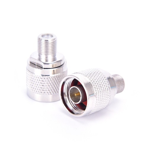 RF Connector N Male Plug Male Pin to F Female Jack Adapter Signal Metric Ada&Z8 - Zdjęcie 10 z 10