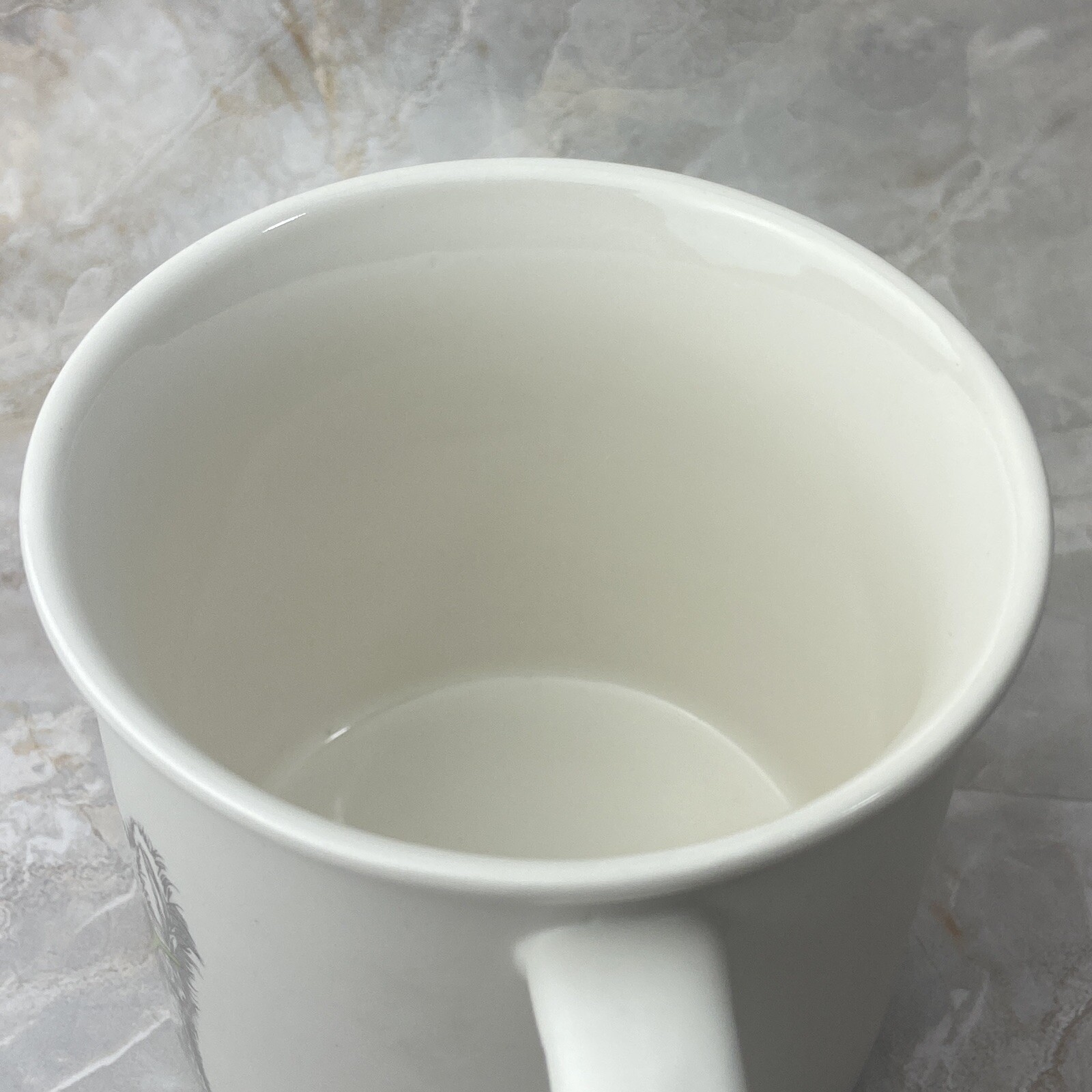 Eco One Coffee Cup Liama With Green Heart Shape Glasses  Mug Cool Animal Tea