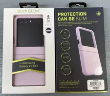 Body Glove Slim Case for Samsung Galaxy Z Flip5 6Ft Drop Tested - Purple