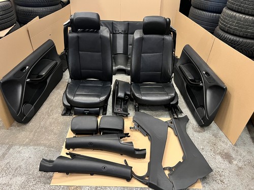 Bmw 3er E46 Cabrio Lederausstattung Ledersitz schwarz Leder elektrisch