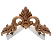 Wood Carving Flower of European Furniture Door Small Home Decoration Accessories
