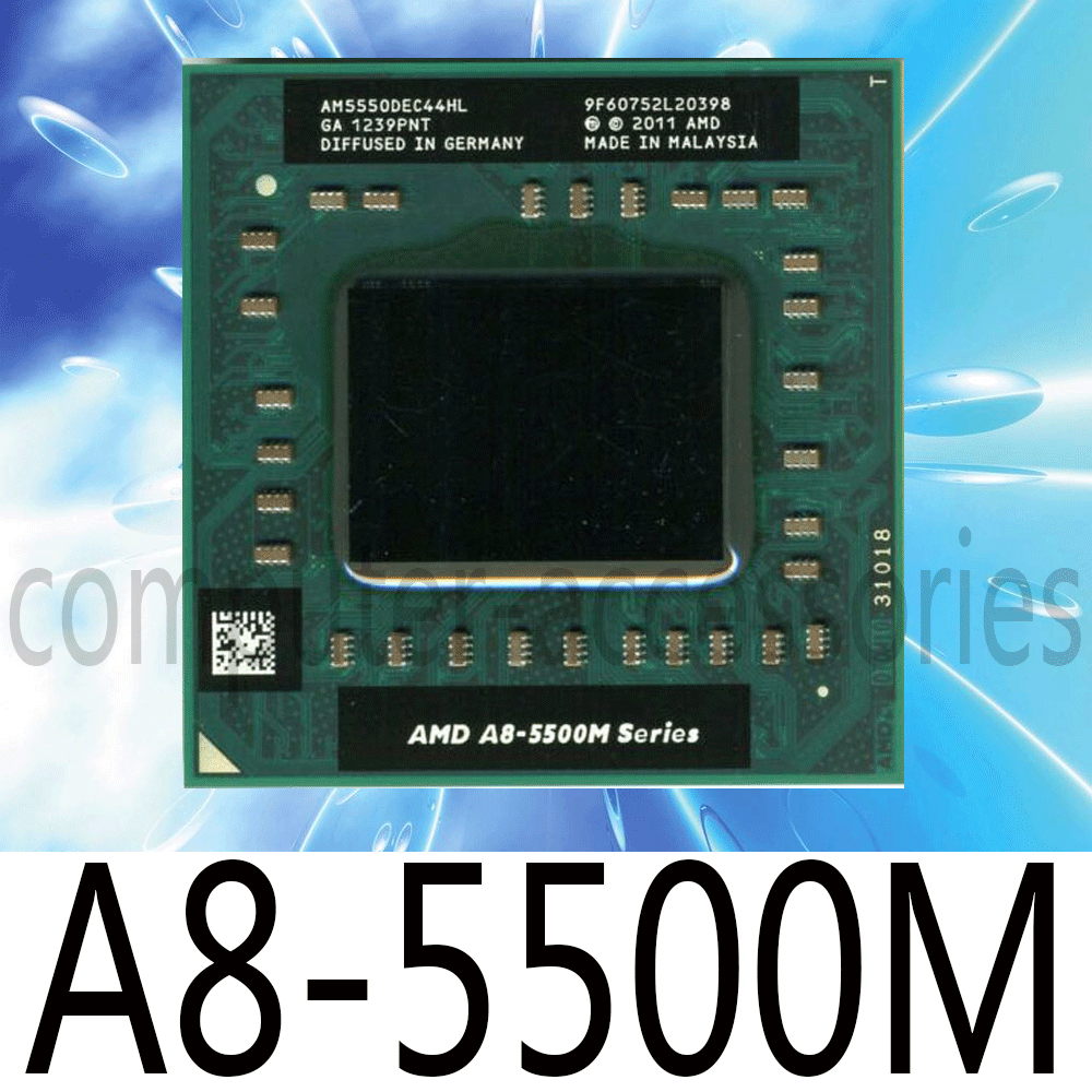 AMD A8-Series A8-5500M Quad-Core 2.1GHz 4M Socket FS1r2 CPU Processor ...