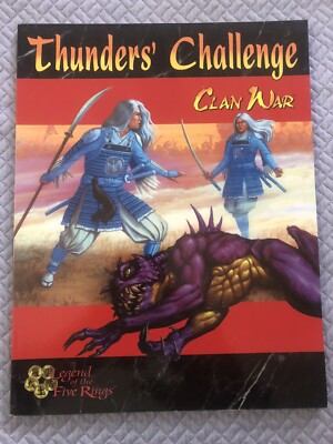 Legend of the Five Rings Thunders  Challenge Clan Wars - CW 1003 Vintage RPG