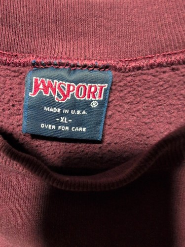 Vintage Slippery Rock University Sweatshirt mit Rundhalsausschnitt Herren XL blau 90er hergestellt in den USA - Bild 5 von 5