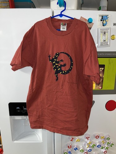 Vtg 90s Liberty Graphics Salamander T 