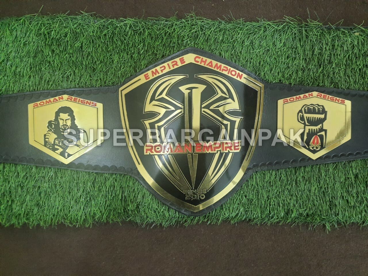 ROMAN EMPIRE WRESTLING CHAMPIONSHIP BELT ADULT SIZE FLOPPY LEATHER STRAP