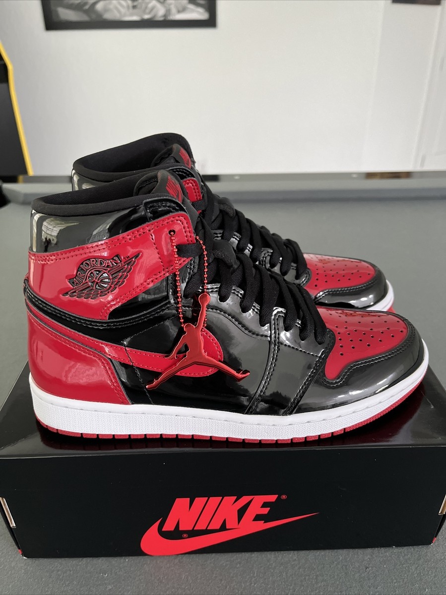 Size 9 - Air Jordan 1 Retro High OG Patent Bred Size 9 - Air Jordan 1 Retro High OG Patent Bred