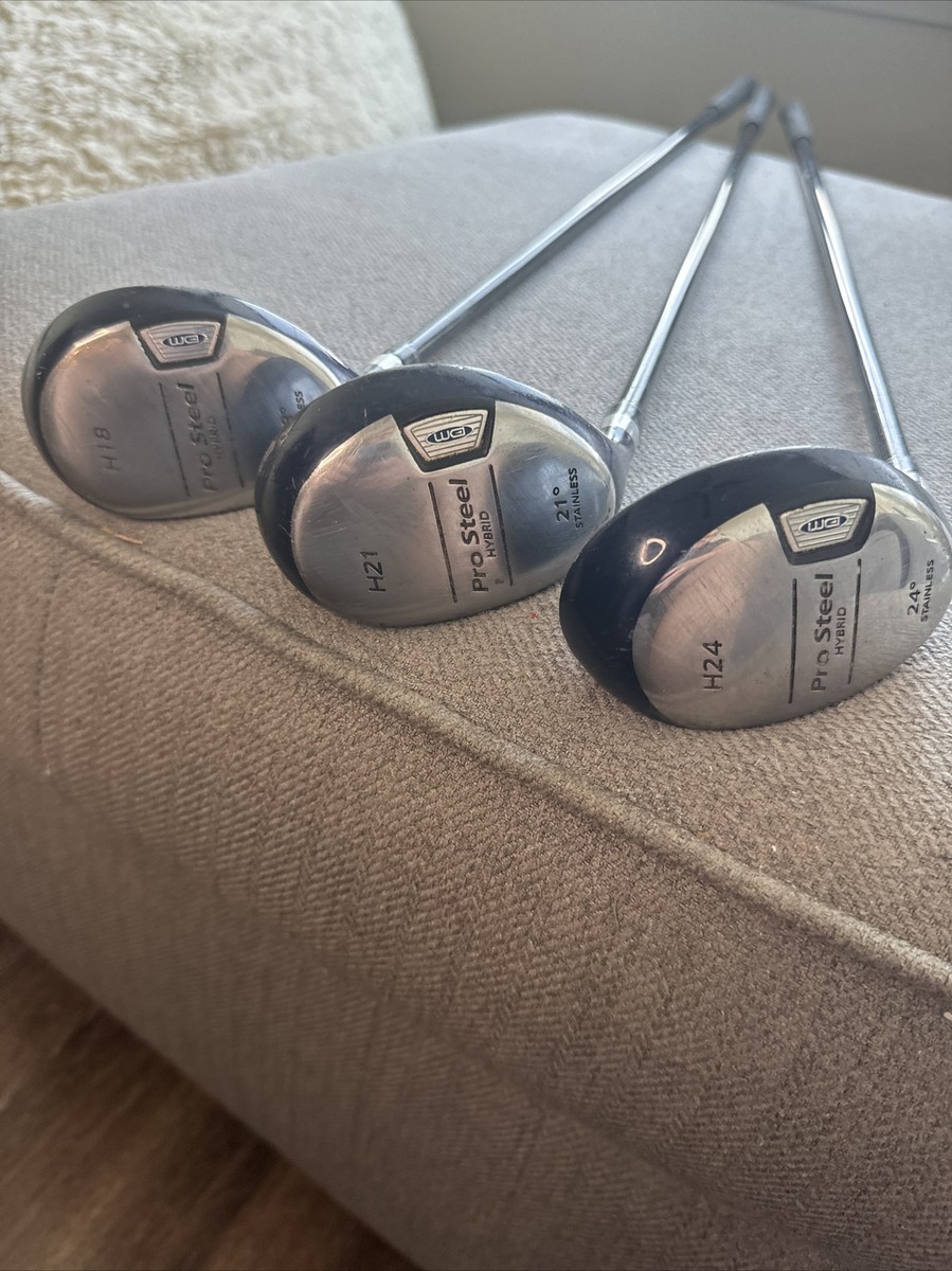 Distance Master Pro Steel Hybrid Set 18-21-24 LH Med Flex Graphite